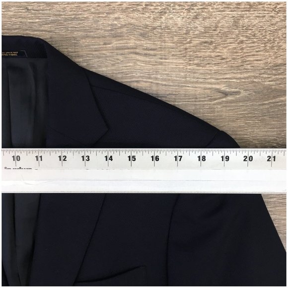 Hart Schaffner Mens Blazer Sport Coat Two Button Jacket Wool 40R Casual Suit USA - Picture 10 of 13